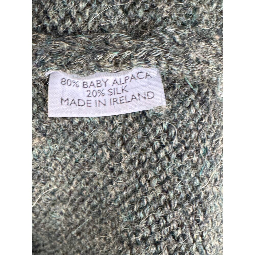 Inis Meáin Baby Alpaca Silk Roll Neck Sweater Ireland Medium - Picture 10 of 12